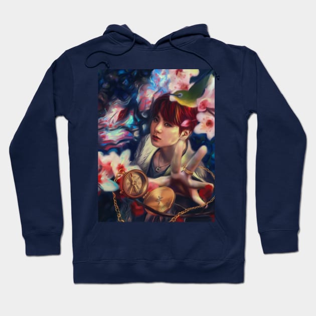 BTS JUNGKOOK Hoodie by EllenDrawings